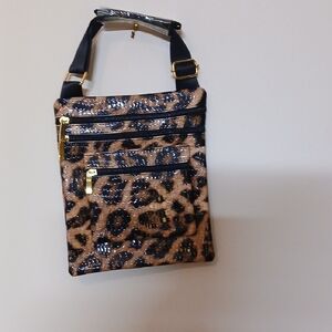Leopard Print Crossbody Bag
